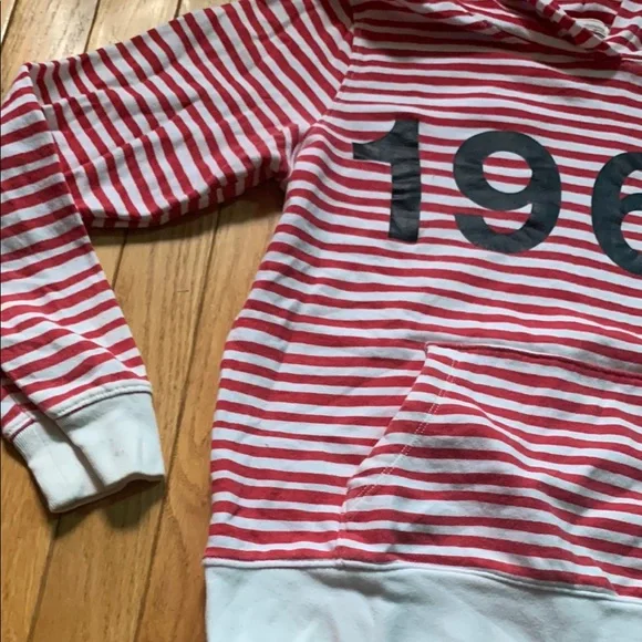 GAP Kids Red Striped Hoodie - Picture 4 of 5
